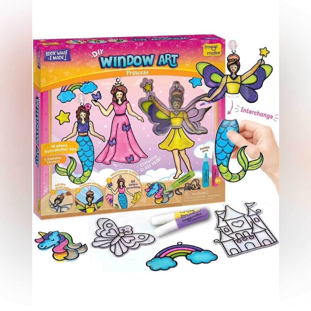 DIY Window Art Princess Fairy Mermaid, Arts & Crafts, Sealed, NWT